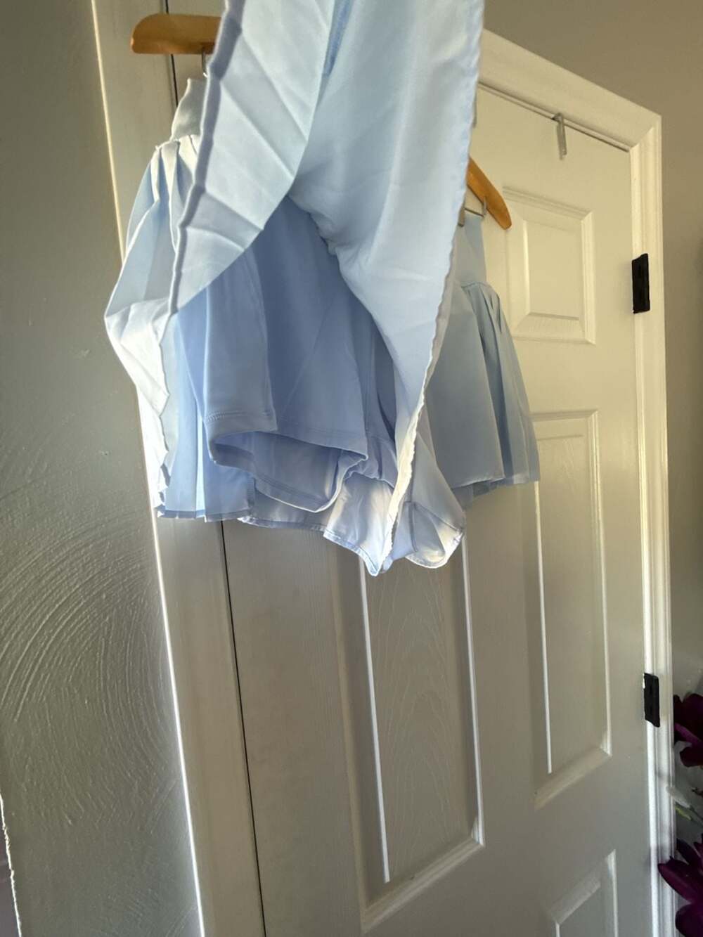 Offline by Aerie Skort Size XL Light Blue Ruffled Active Tennis Skirt - Picture 2 of 7